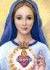 La Santísima Virgen María la bendición del Amor Santo