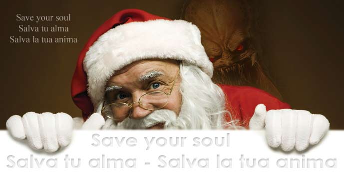 imaginary Santa Claus