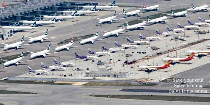 grounded planes