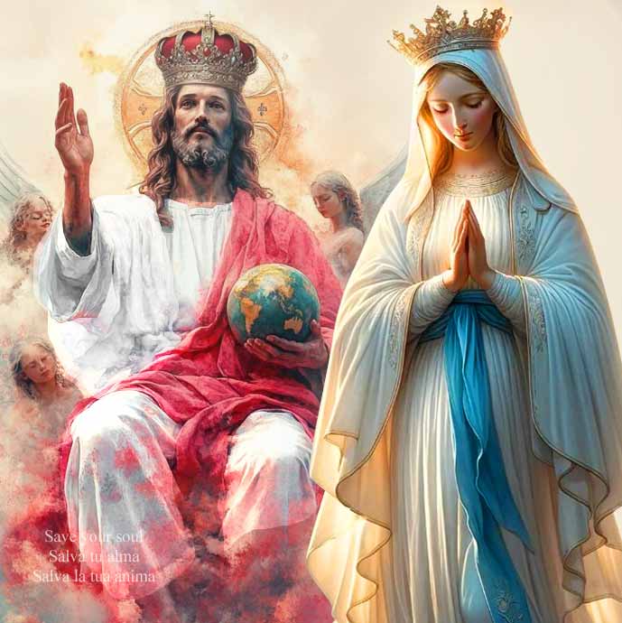Cristo Re Maria Santissima Regina