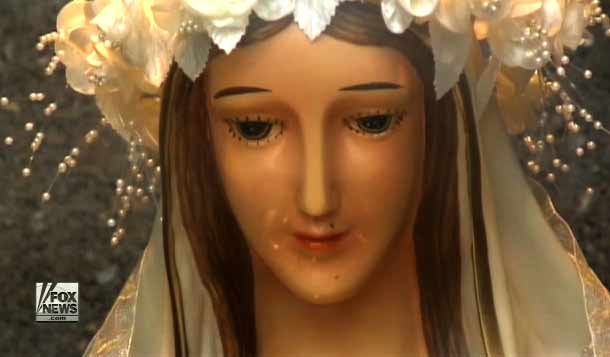 Weeping Virgin Mary Statue Windsor Canada Jesus Maria Site 7344