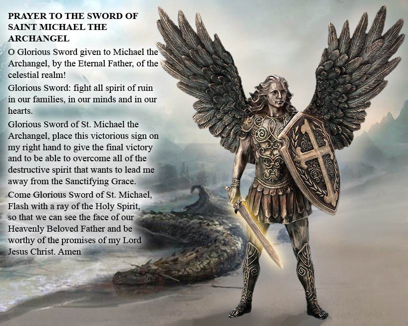 Prayer to the Sword of Saint Michael the Archangel