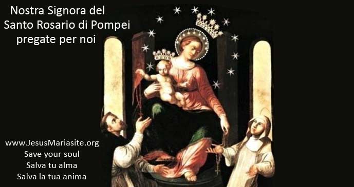 The Queen of the Holy Rosary of Pompei