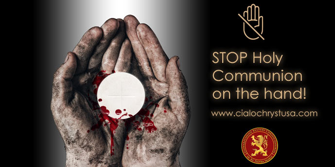 STOP Holy Communion on the hand!