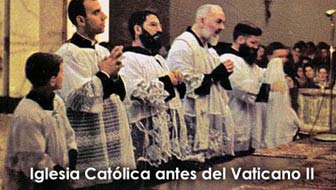 Iglesia católica antes del Vaticano II